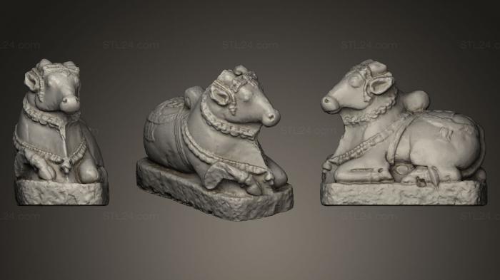 Статуэтки животных (Нанди, STKJ_0366) 3D модель для ЧПУ станка
